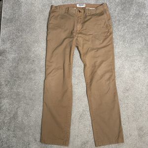 Mountain Khakis Mens Slim Tailored Fit Chinos Tan Size 38 Waist